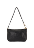 Daria Pochette, &pound;220, Handbags, Black, Leather, Back view